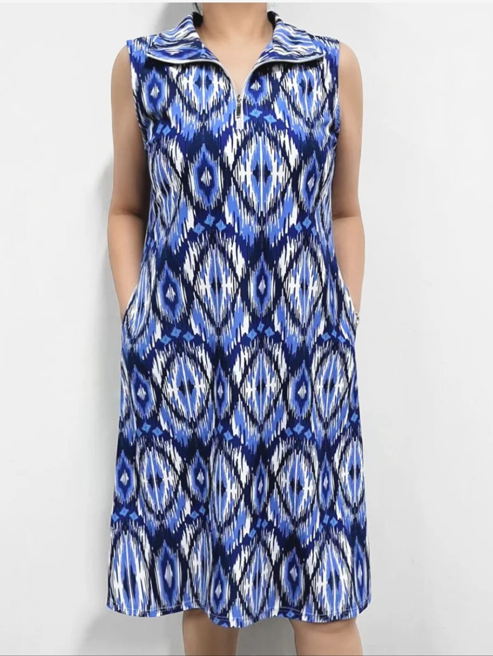 NWT UPF 50+ Collared Swing Dress by Periwinkle